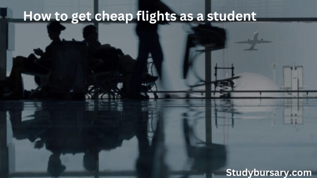 how to get cheap flights as a student